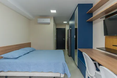 Apartamento com 1 Quarto para alugar, 28m² no Vila Cordeiro, São Paulo