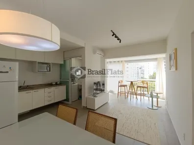 Flat com 1 Quarto para alugar, 55m² no Cerqueira César, São Paulo