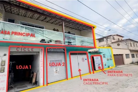 Casa com 2 Quartos à venda, 113m² no Jardim Caiçara, Cabo Frio