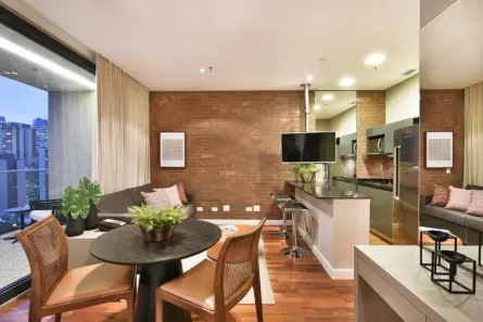Flat com 1 Quarto para alugar, 42m² no Vila Olímpia, São Paulo