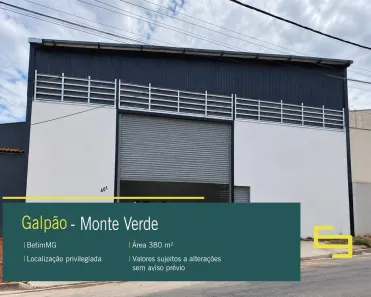 Galpão/Depósito/Armazém para alugar, 380m² no Parque Industrial de Betim, Betim