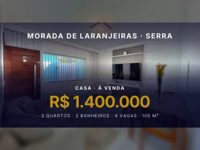 Casa com 3 Quartos à venda, 105m² no Morada de Laranjeiras, Serra