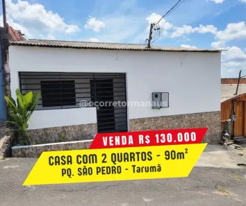 Casa com 2 Quartos à venda, 70m² no Tarumã, Manaus