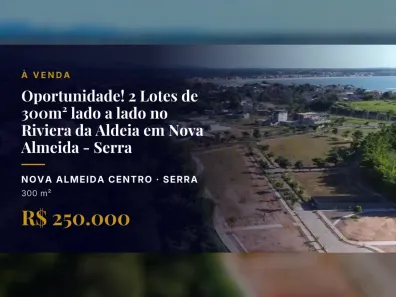 Lote/Terreno à venda, 300m² no Nova Almeida Centro, Serra