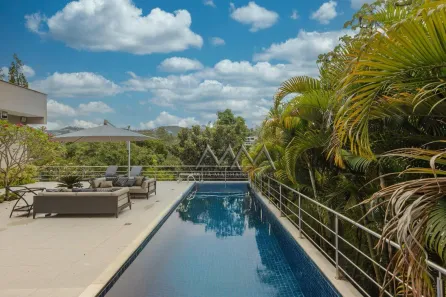 Casa de Condomínio com 4 Quartos para venda ou aluguel, 456m² no Vale dos Cristais, Nova Lima