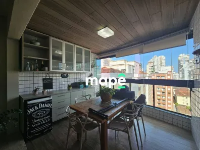 Apartamento com 3 Quartos à venda, 130m² no Pompéia, Santos