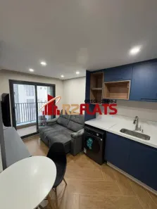 Apartamento com 1 Quarto para alugar, 32m² no Indianópolis, São Paulo