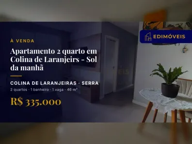 Apartamento com 2 Quartos à venda, 46m² no Colina de Laranjeiras, Serra