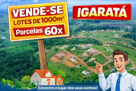 Lote/Terreno à venda, 1000m² no Centro, Igaratá