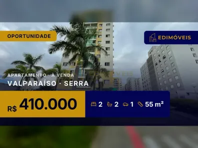 Apartamento com 2 Quartos à venda, 55m² no Valparaíso, Serra