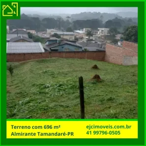 Lote/Terreno à venda, 696m² no Mato Dentro, Almirante Tamandaré
