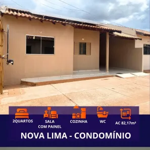 Casa de Condomínio com 2 Quartos à venda, 82m² no Nova Lima, Campo Grande