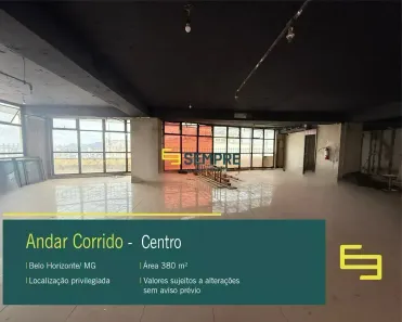 Imóvel Comercial para alugar, 380m² no Centro, Belo Horizonte
