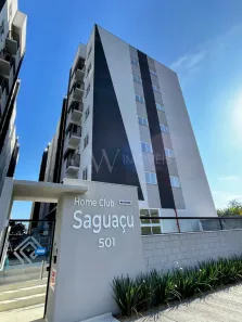 Apartamento com 2 Quartos para alugar, 53m² no Saguaçu, Joinville