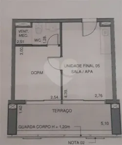 Apartamento com 1 Quarto à venda, 37m² no Cerqueira César, São Paulo