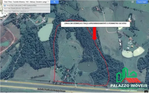 Fazenda/Sítio com 3 Quartos à venda, 266000m² no Aleluia, Cesário Lange