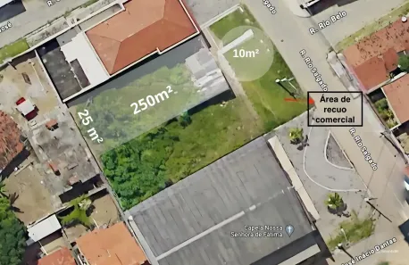 Lote/Terreno à venda, 250m² no Redinha, Natal