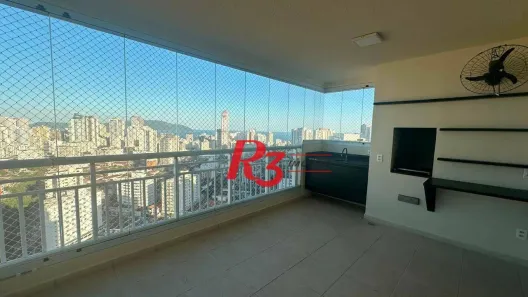 Apartamento com 3 Quartos para alugar, 150m² no Marapé, Santos