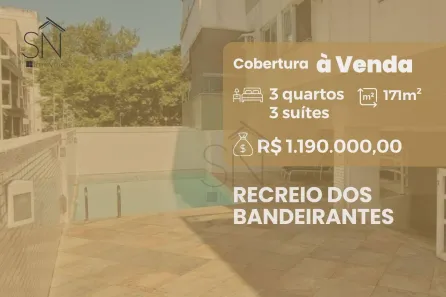 Cobertura com 3 Quartos à venda, 171m² no Recreio dos Bandeirantes, Rio de Janeiro