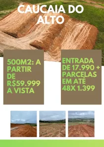 Lote/Terreno à venda, 500m² no Altos de Caucaia (Caucaia do Alto), Cotia