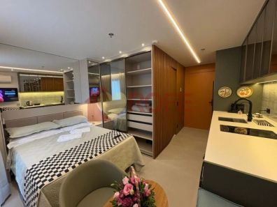 Apartamento com 1 Quarto para venda ou aluguel, 25m² no Jardim das Acácias, São Paulo