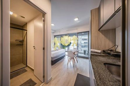 Flat com 1 Quarto à venda, 27m² no Vila Firmiano Pinto, São Paulo