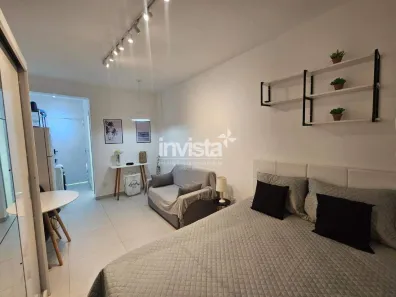 Apartamento com 1 Quarto à venda, 26m² no Ponta da Praia, Santos