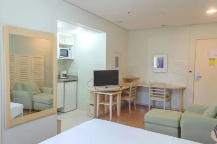 Flat com 1 Quarto para alugar, 27m² no Chácara Santo Antônio (Zona Sul), São Paulo