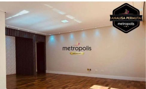 Apartamento com 3 Quartos para venda ou aluguel, 126m² no Vila Alzira, Santo André