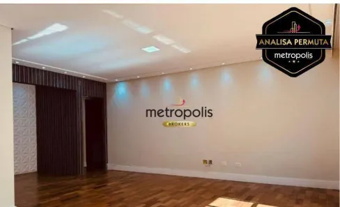 Apartamento com 3 Quartos para alugar, 127m² no Vila Alzira, Santo André