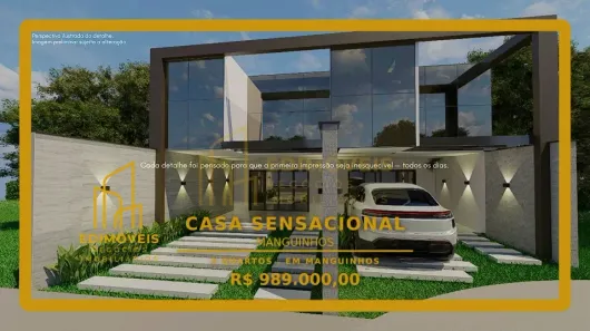 Casa com 3 Quartos à venda, 130m² no Manguinhos, Serra