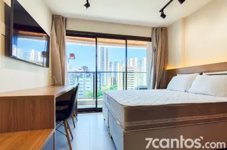 Apartamento com 1 Quarto para alugar, 26m² no Meireles, Fortaleza