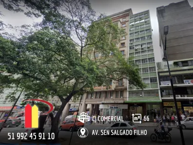 Sala Comercial para alugar, 66m² no Centro Histórico, Porto Alegre
