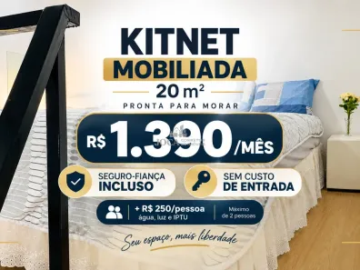 Kitnet com 1 Quarto para alugar, 20m² no Jardim Taboão, São Paulo