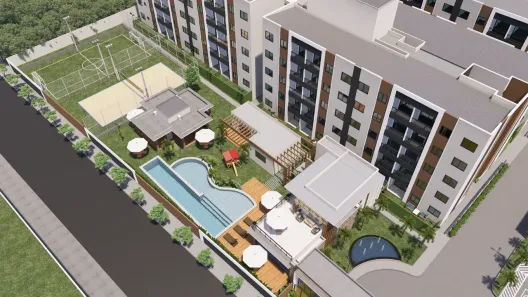 Apartamento com 2 Quartos à venda, 52m² no Tabapuá Brasília II (Jurema), Caucaia