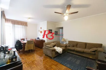 Apartamento com 2 Quartos para alugar, 99m² no Gonzaga, Santos