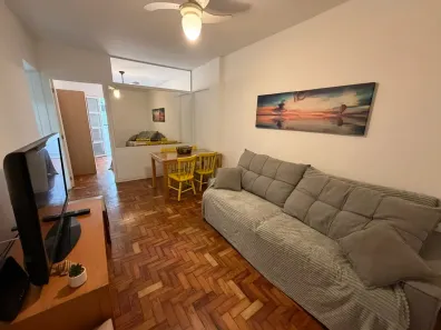 Apartamento com 1 Quarto para alugar, 45m² no Ponta da Praia, Santos