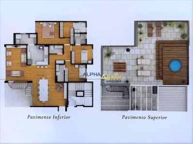 Apartamento com 3 Quartos à venda, 242m² no Granja Viana, Cotia