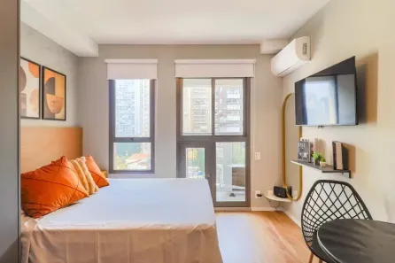 Kitnet com 1 Quarto à venda, 24m² no Brooklin Paulista, São Paulo