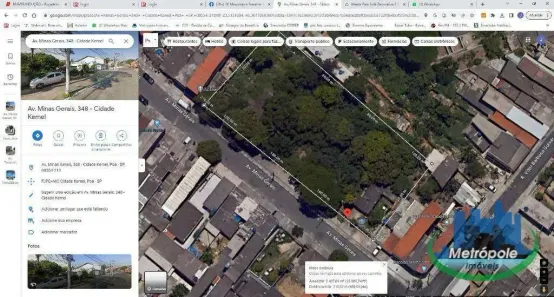 Lote/Terreno à venda, 2430m² no Cidade Kemel, Poá