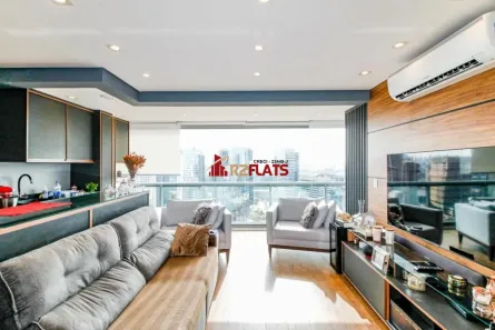 Flat com 2 Quartos para alugar, 80m² no Santo Amaro, São Paulo