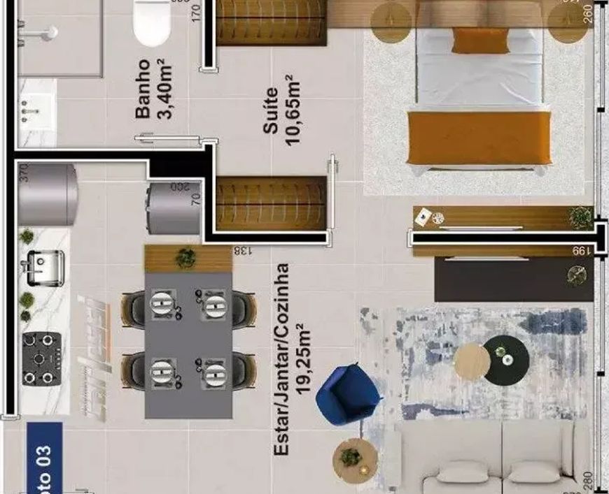 SELETO - APARTAMENTOS no Trindade, Florianópolis