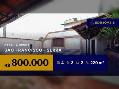 Casa com 4 Quartos à venda, 220m² no São Francisco, Serra