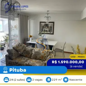 Cobertura com 2 Quartos à venda, 229m² no Pituba, Salvador