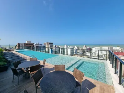 Flat com 1 Quarto à venda, 17m² no Tambaú, João Pessoa