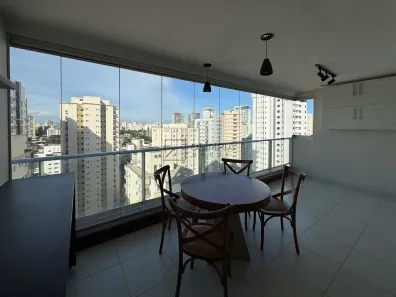 Apartamento com 1 Quarto para alugar, 52m² no Brooklin Paulista, São Paulo