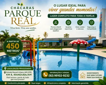 Lote/Terreno à venda, 450m² no , Iranduba