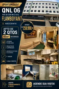 Apartamento com 2 Quartos à venda, 45m² no Taguatinga Norte, Brasília