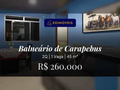 Apartamento com 2 Quartos à venda, 45m² no Balneário de Carapebus, Serra