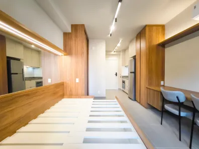 Apartamento com 1 Quarto para alugar, 25m² no Vila Olímpia, São Paulo